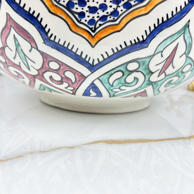  Handmade Moroccan Ceramic Sink #56