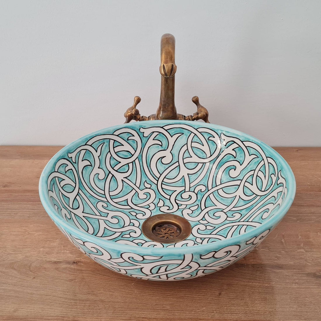 Handmade Moroccan Ceramic Sink #91