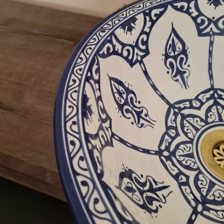 Handmade Moroccan Ceramic Sink #155