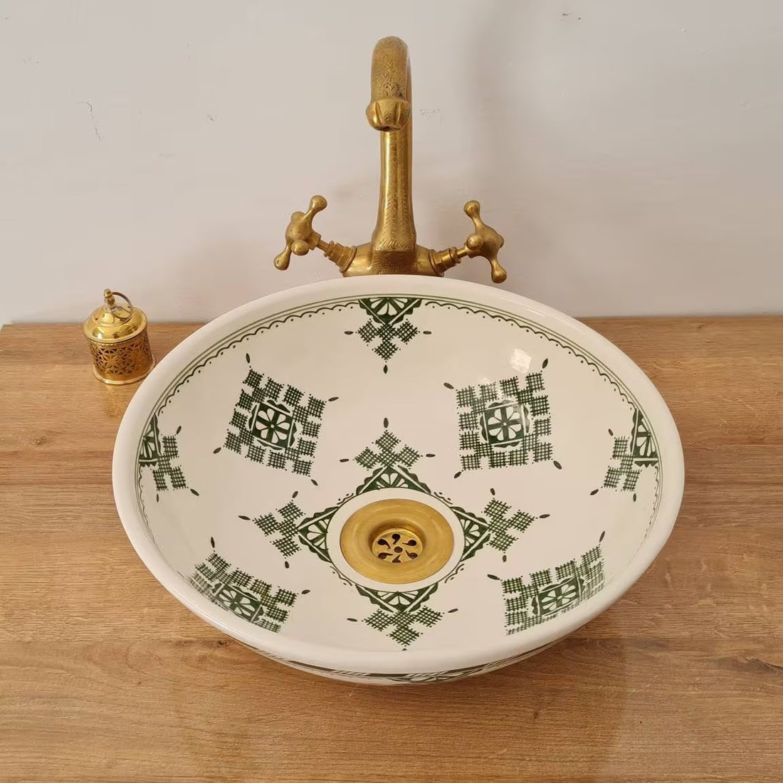 Handmade Moroccan Ceramic Sink #157