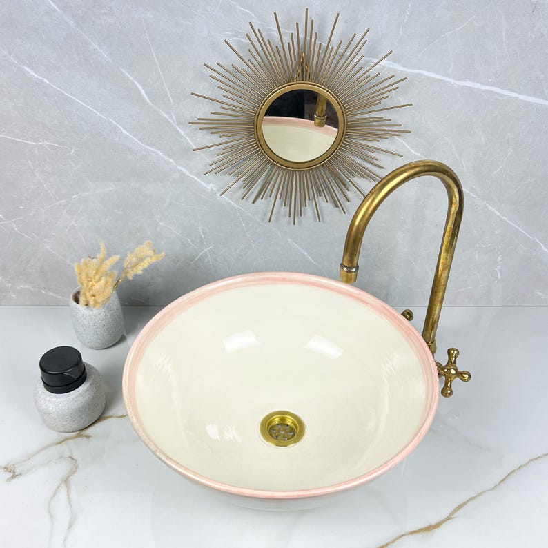  Handmade Moroccan Ceramic Sink #56