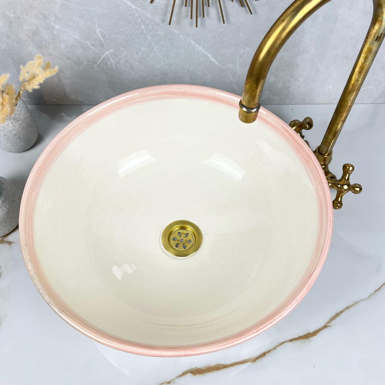  Handmade Moroccan Ceramic Sink #56