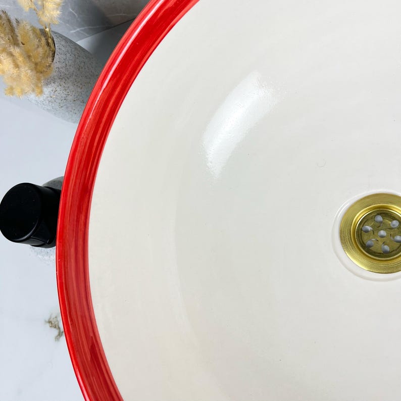  Handmade Moroccan Ceramic Sink #56