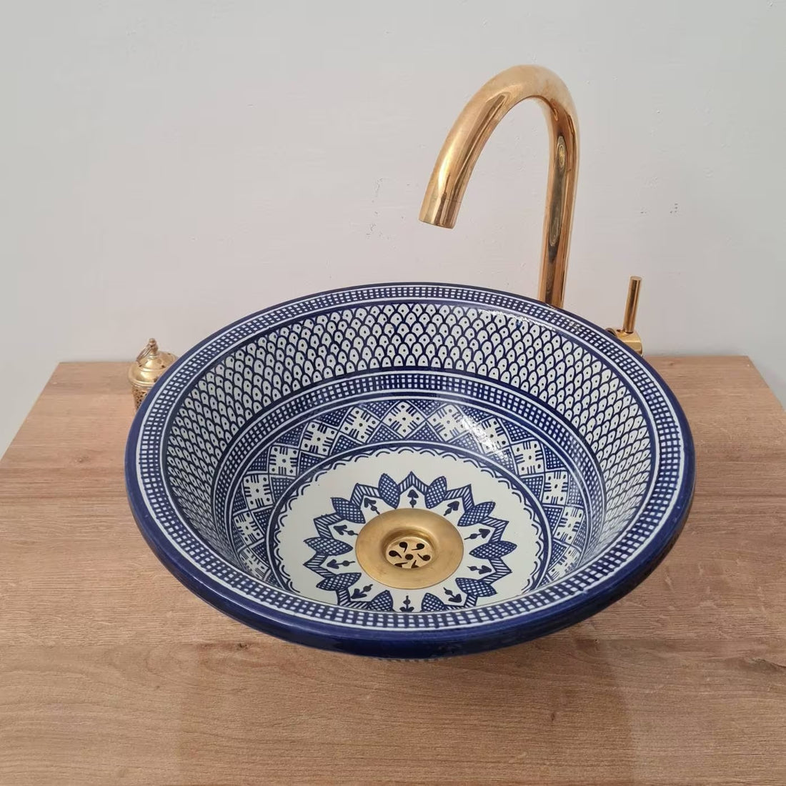 Handmade Moroccan Ceramic Sink #39