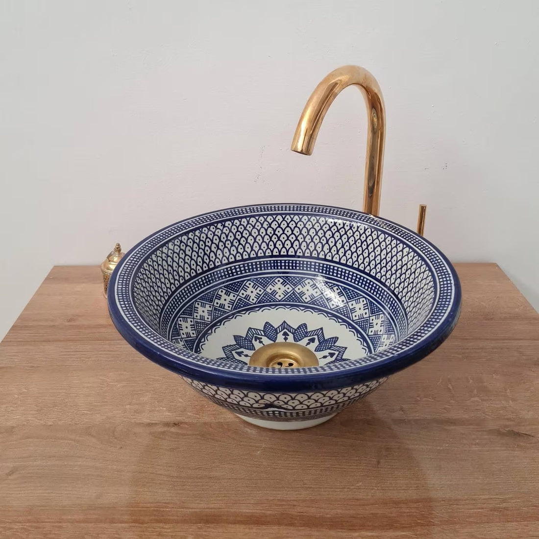 Handmade Moroccan Ceramic Sink #39