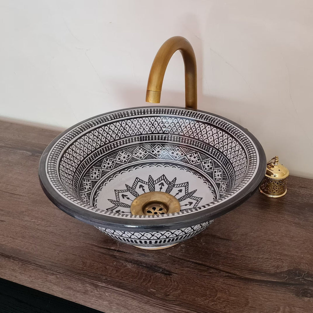 Handmade Moroccan Ceramic Sink #161