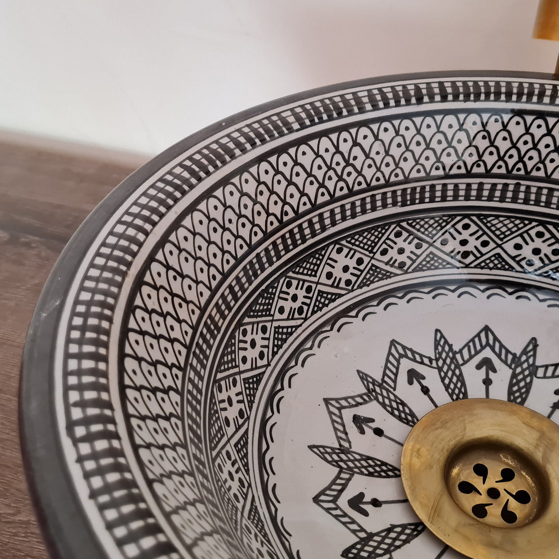 Handmade Moroccan Ceramic Sink #161