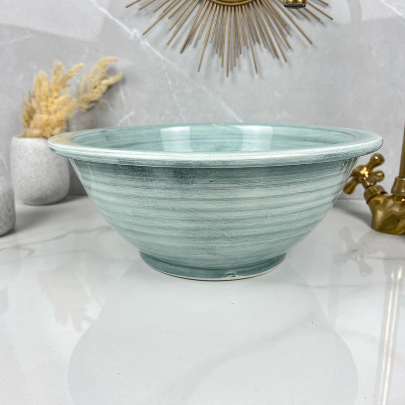  Handmade Moroccan Ceramic Sink #56