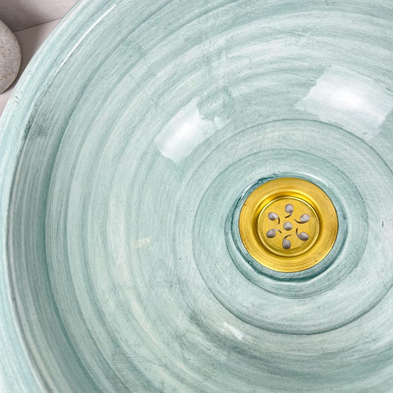  Handmade Moroccan Ceramic Sink #56