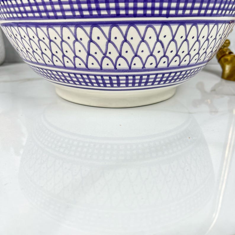  Handmade Moroccan Ceramic Sink #56