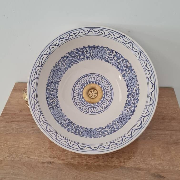 Handmade Moroccan Ceramic Sink #150