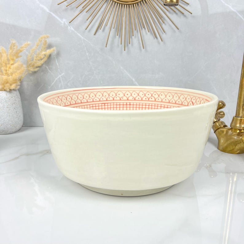  Handmade Moroccan Ceramic Sink #56