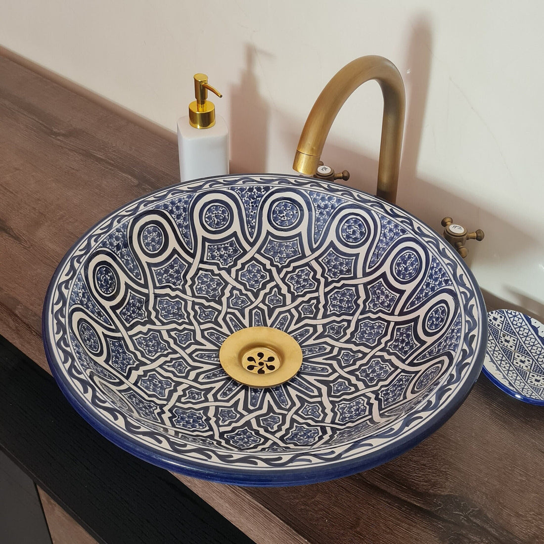  Handmade Moroccan Ceramic Sink #163