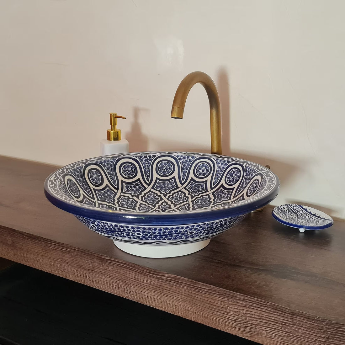  Handmade Moroccan Ceramic Sink #163