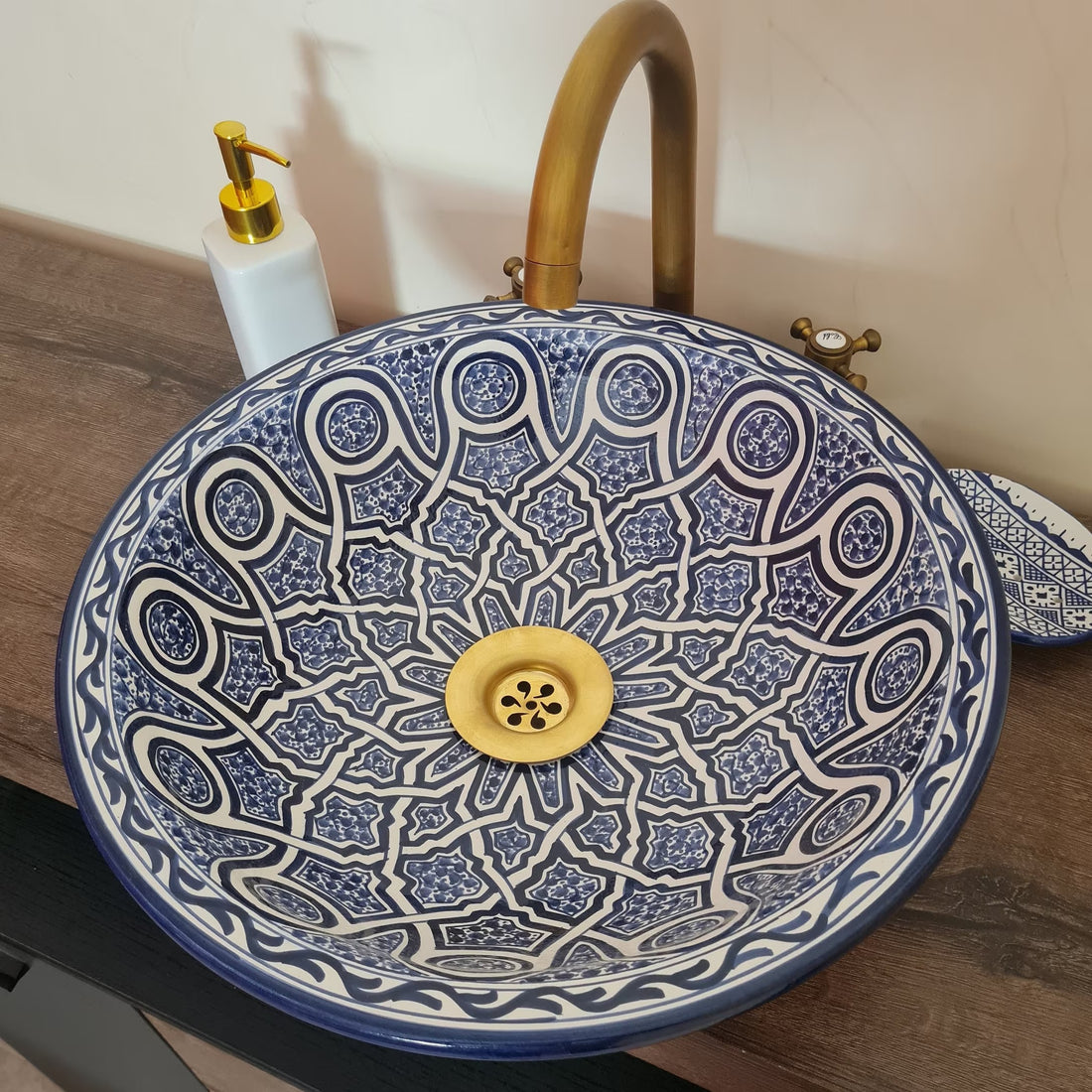  Handmade Moroccan Ceramic Sink #163