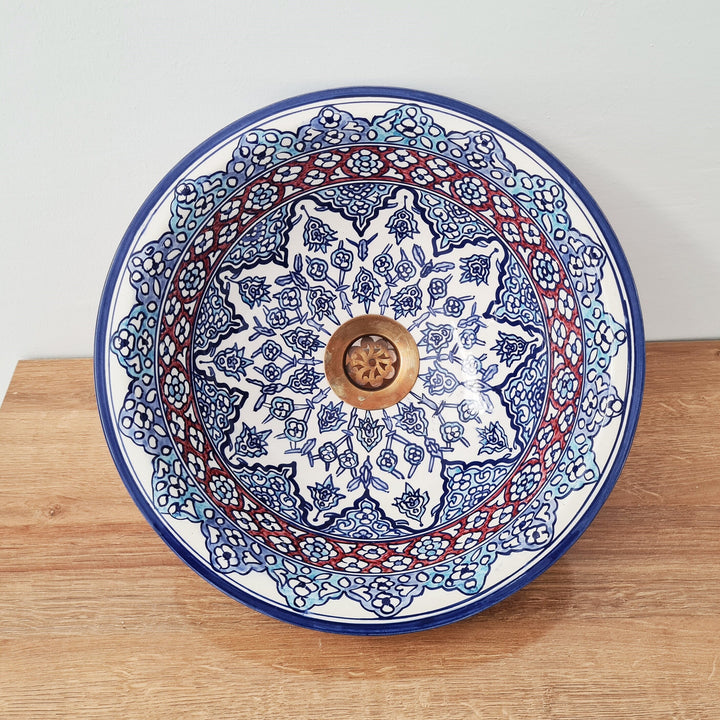 Handmade Moroccan Ceramic Sink #234