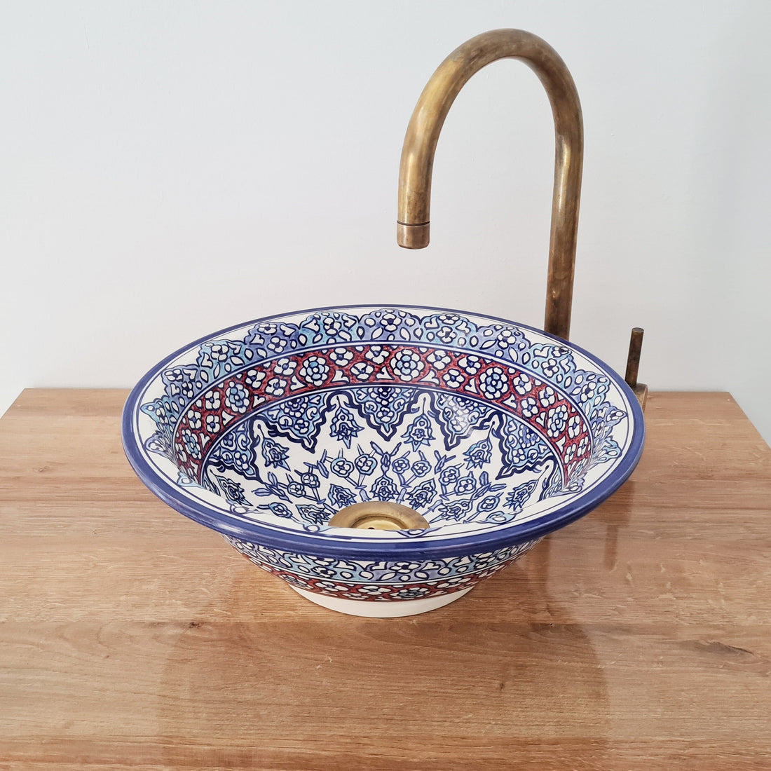 Handmade Moroccan Ceramic Sink #234