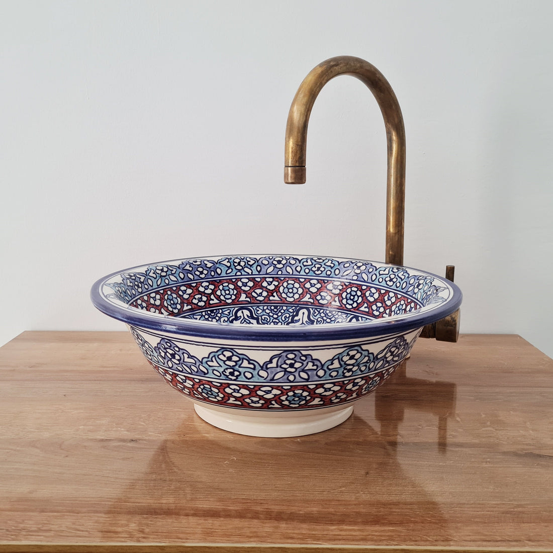 Handmade Moroccan Ceramic Sink #234