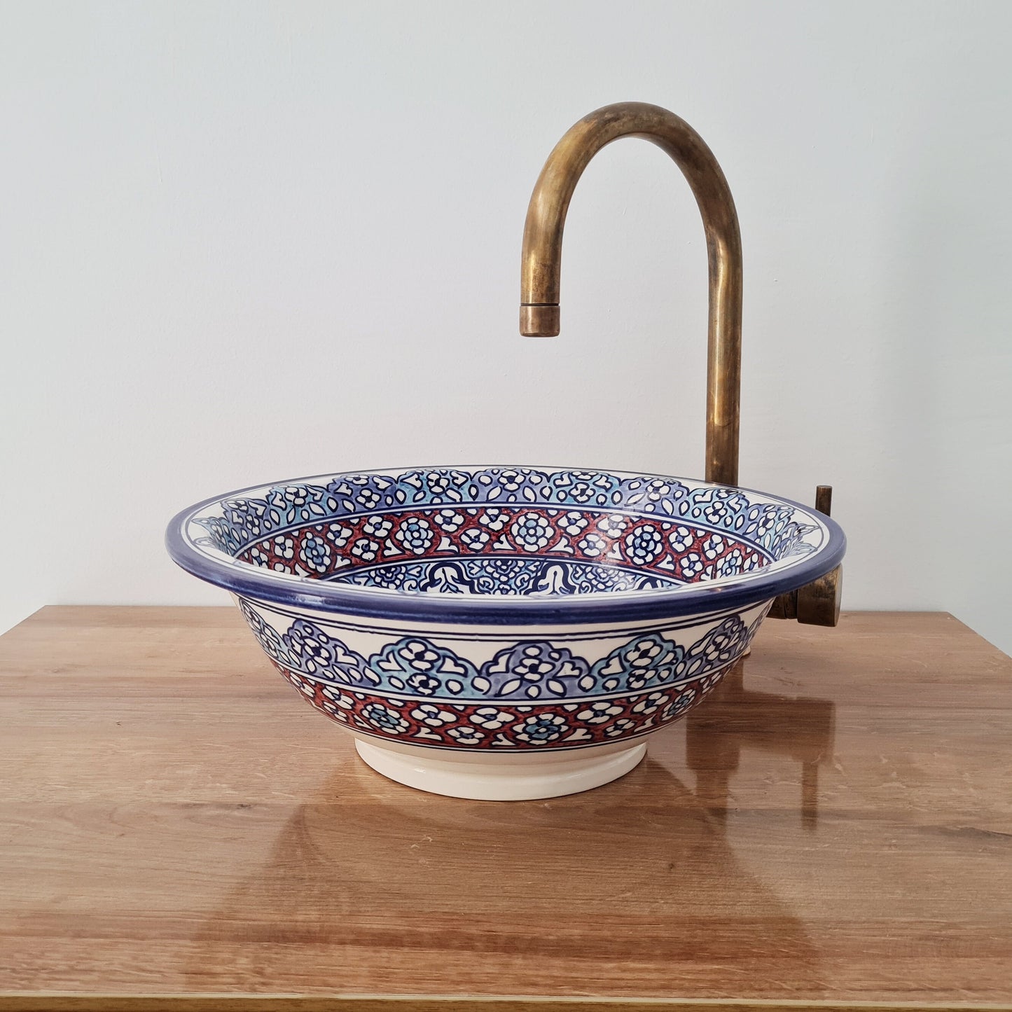 Moroccan sink | moroccan ceramic sink | bathroom sink | moroccan sink bowl #234