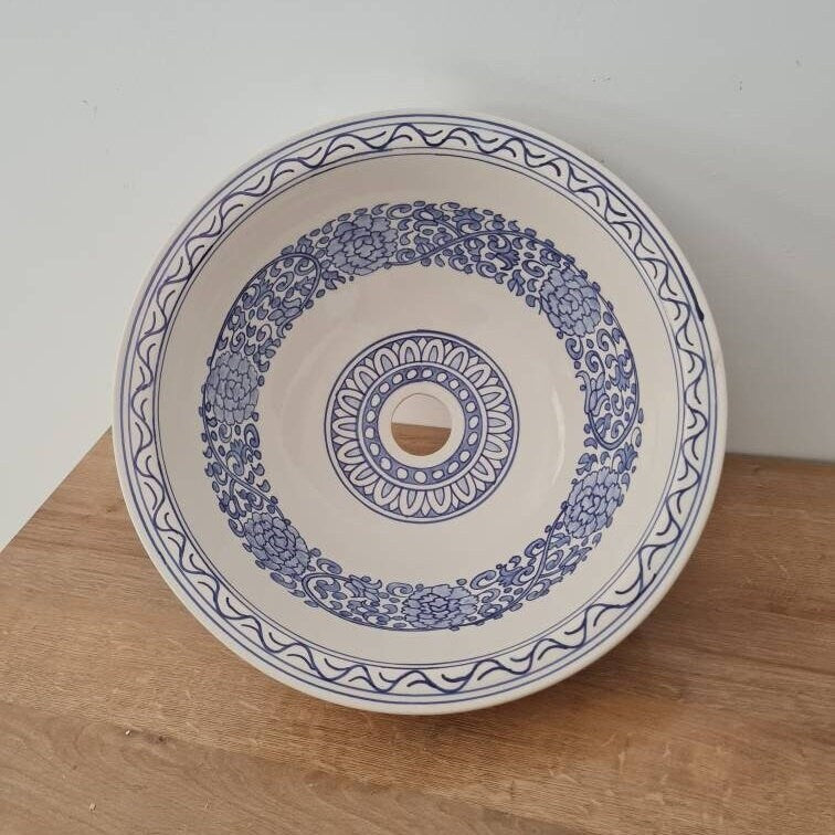 Handmade Moroccan Ceramic Sink #150