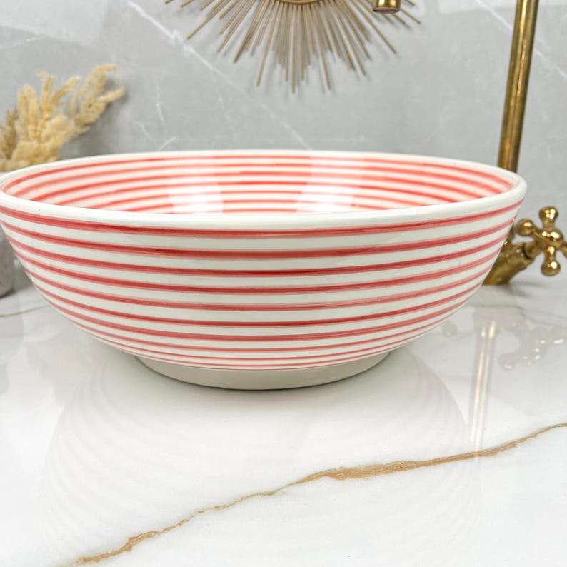  Handmade Moroccan Ceramic Sink #56