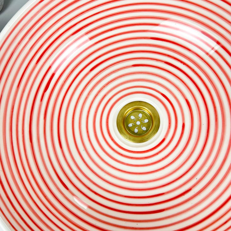  Handmade Moroccan Ceramic Sink #56