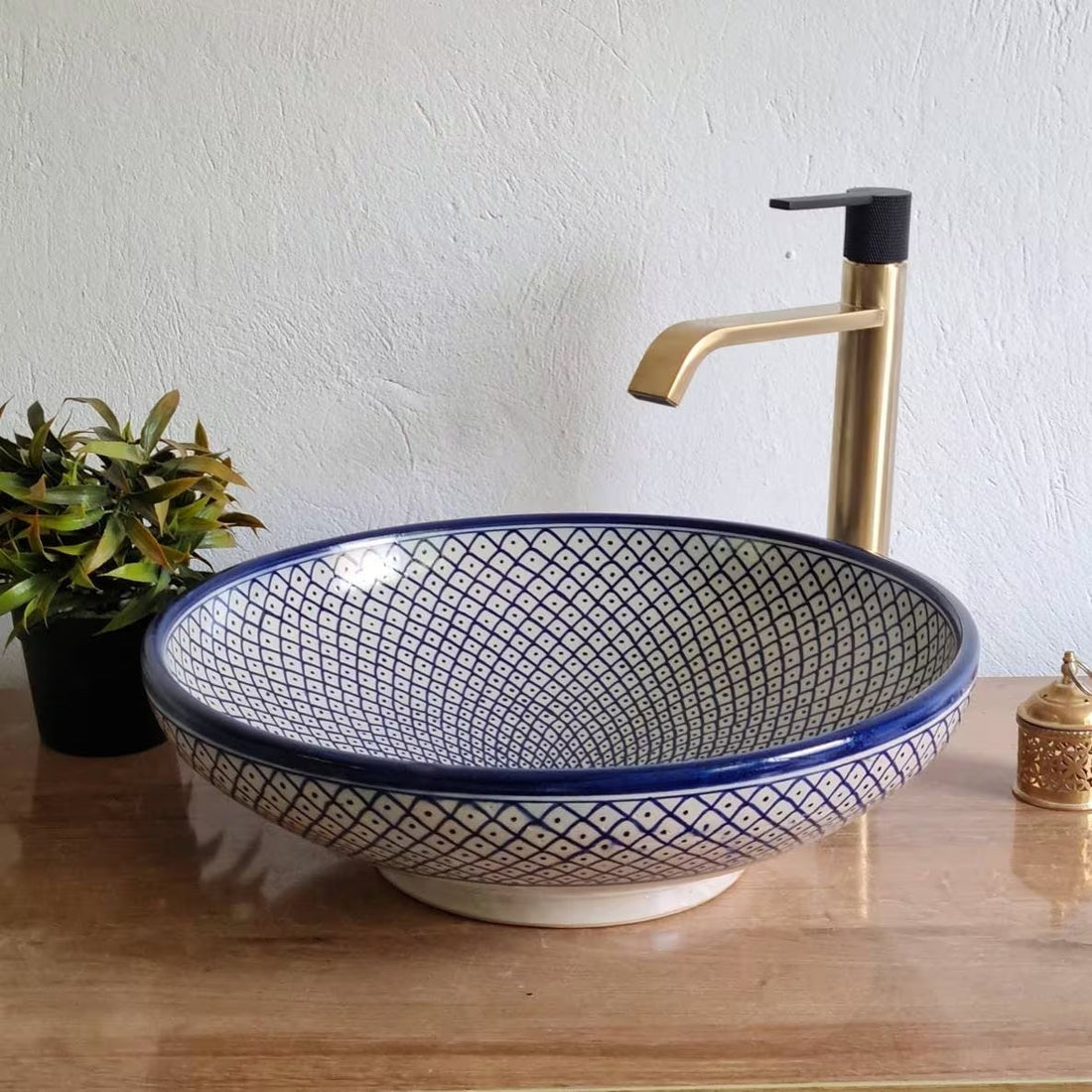 Handmade Moroccan Ceramic Sink #43