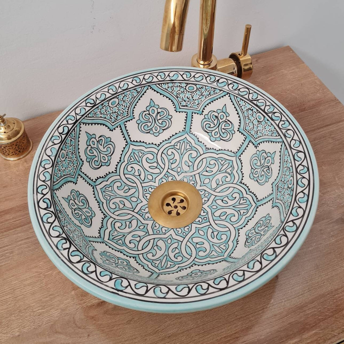  Handmade Moroccan Ceramic Sink #167