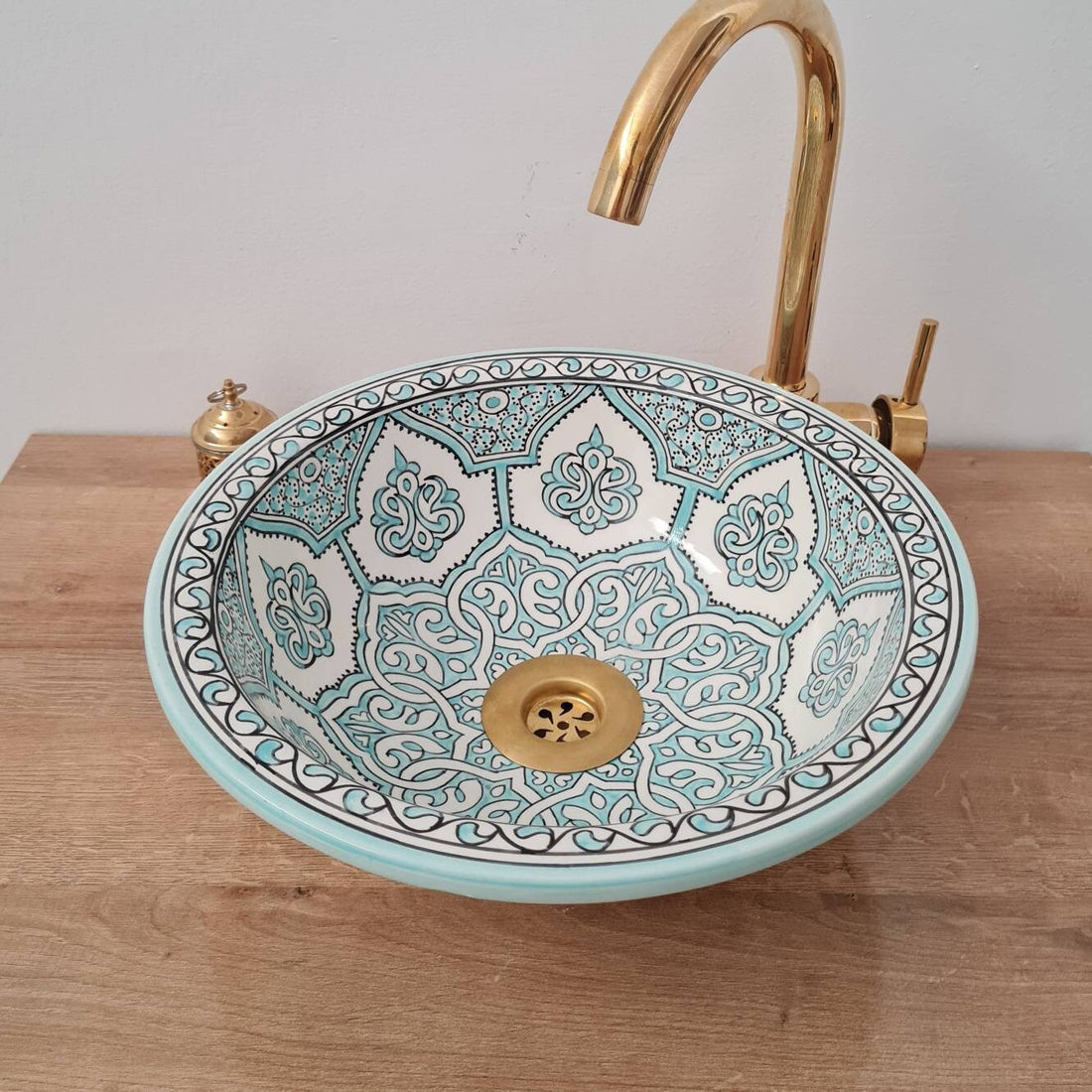  Handmade Moroccan Ceramic Sink #167