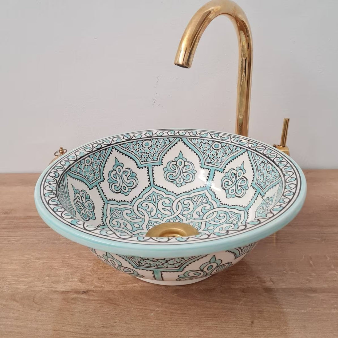  Handmade Moroccan Ceramic Sink #167