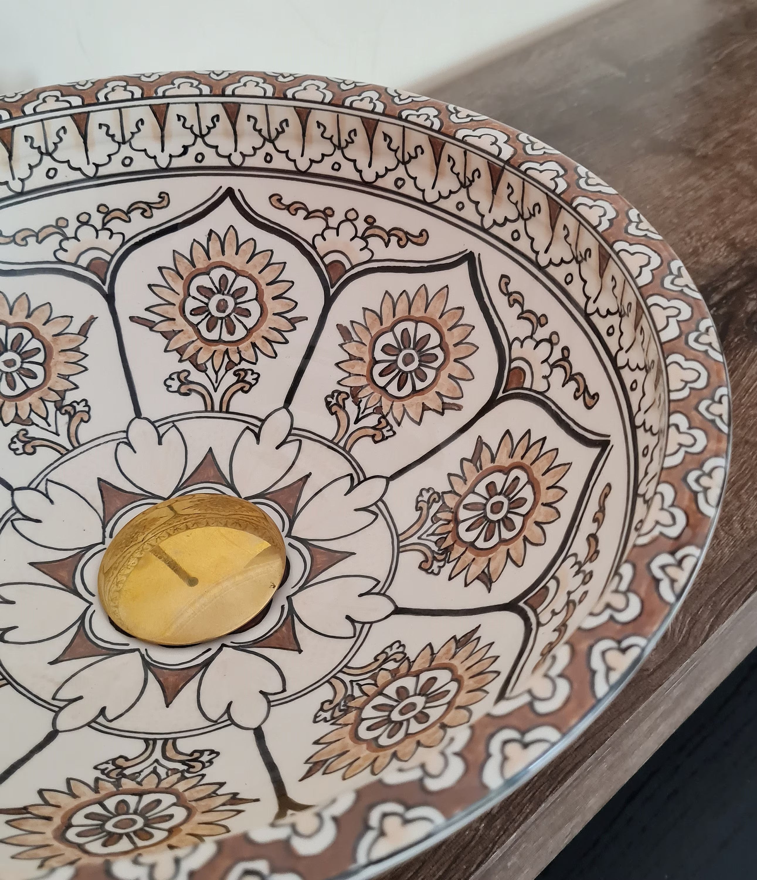 Handmade Moroccan Ceramic Sink #172