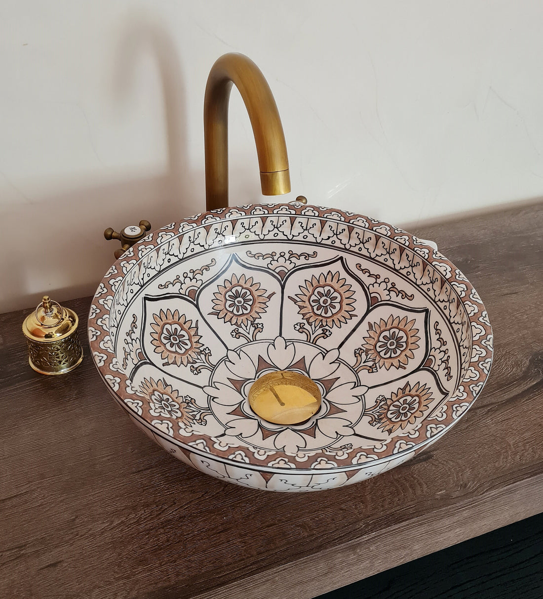 Moroccan sink | Handmade moroccan ceramic sink for bathroom #172