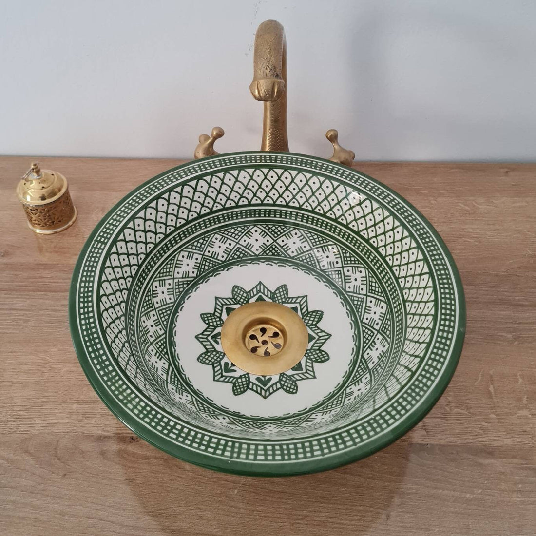 Handmade Moroccan Ceramic Sink #175