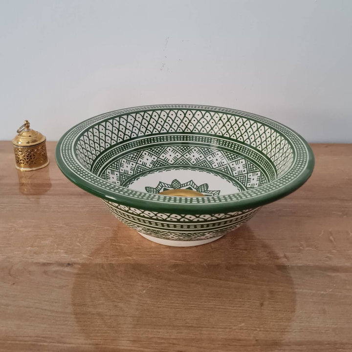 Handmade Moroccan Ceramic Sink #175