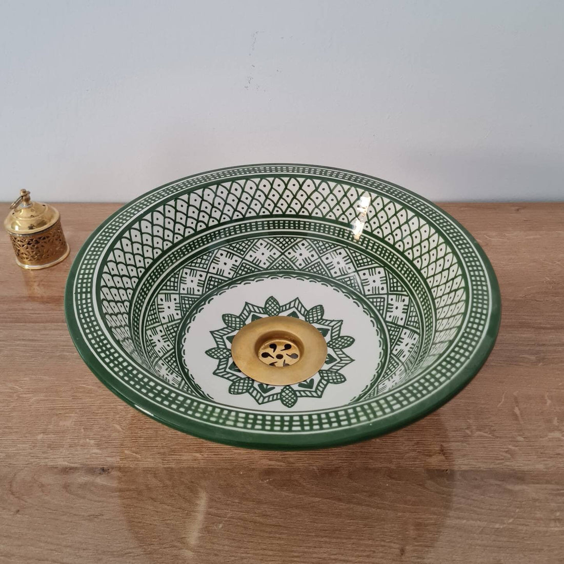 Handmade Moroccan Ceramic Sink #175