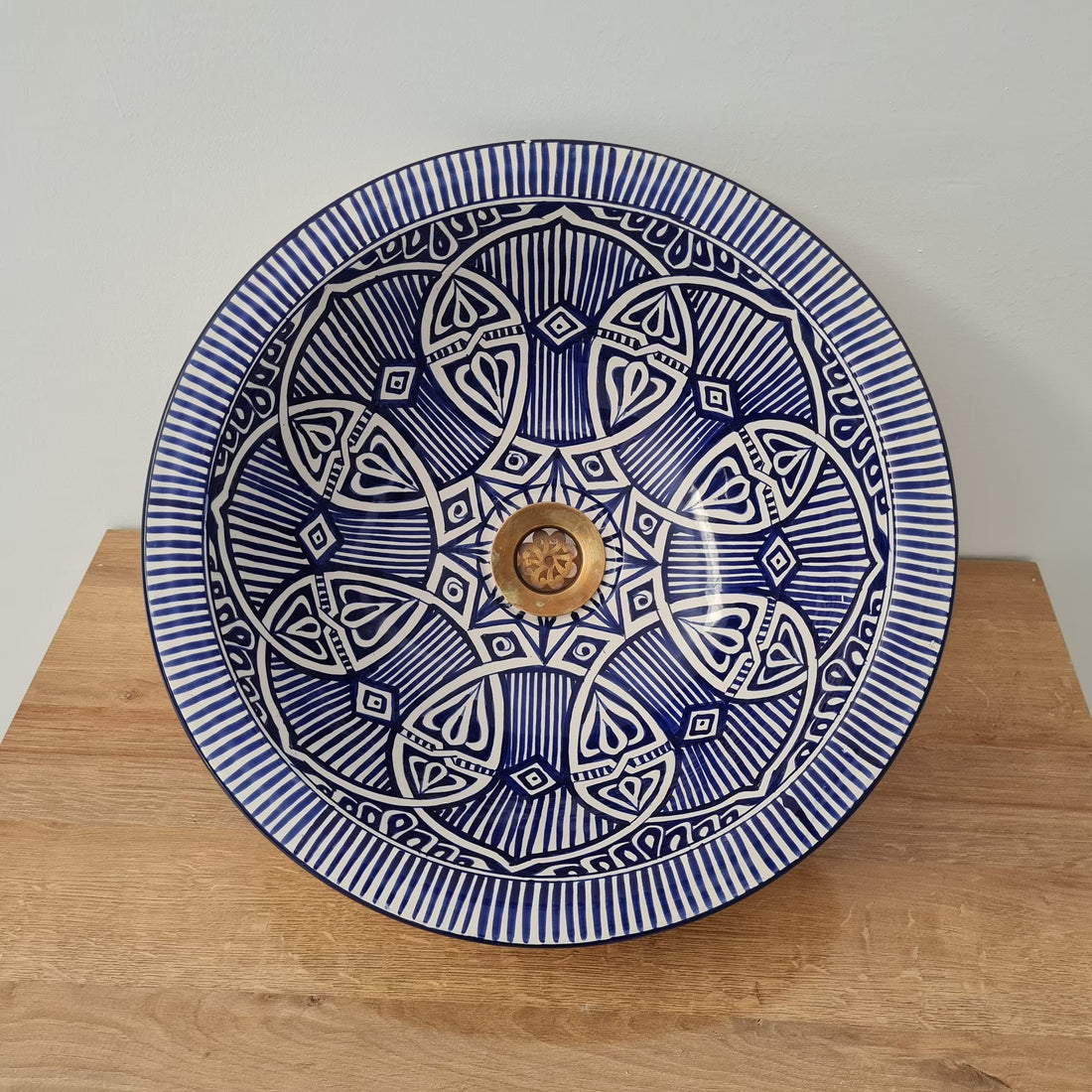 Handmade Moroccan Ceramic Sink #174