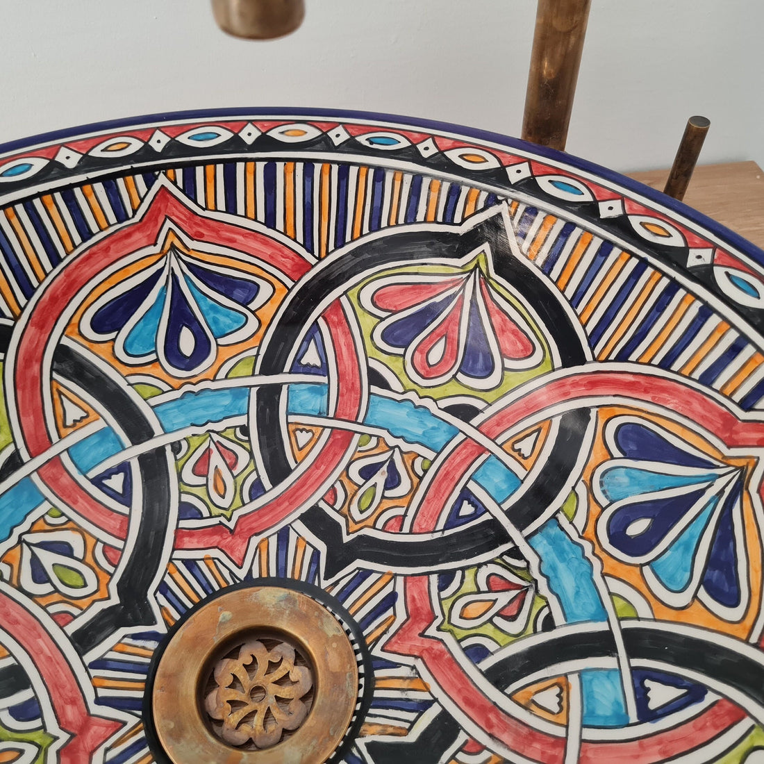 Handmade Moroccan Ceramic Sink #180