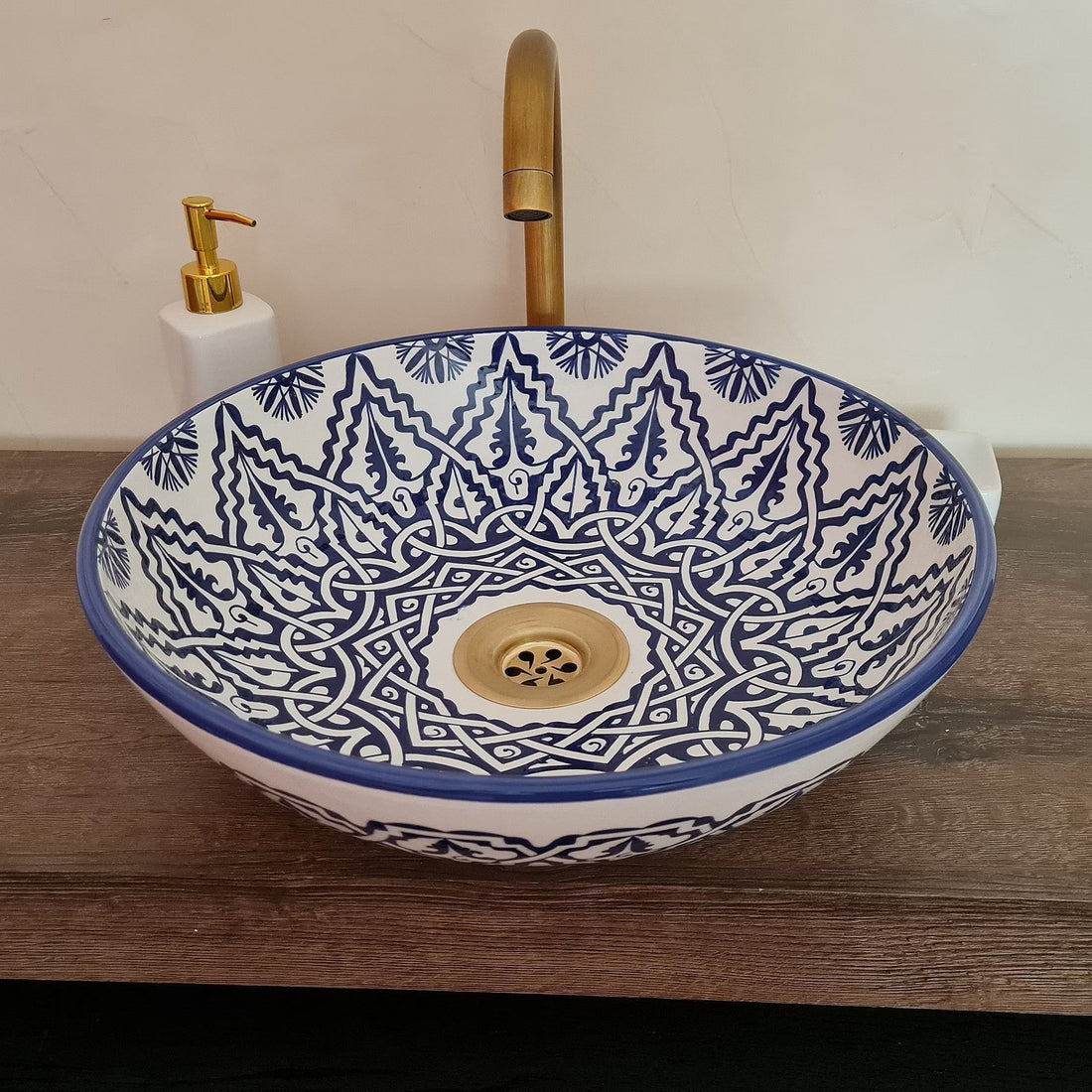 Handmade Moroccan Ceramic Sink #182