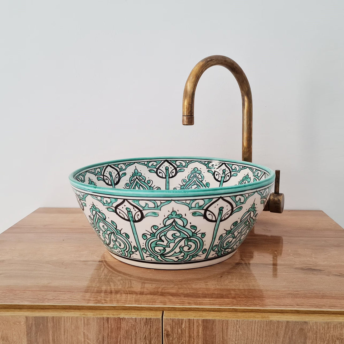 Handmade Moroccan Ceramic Sink #183