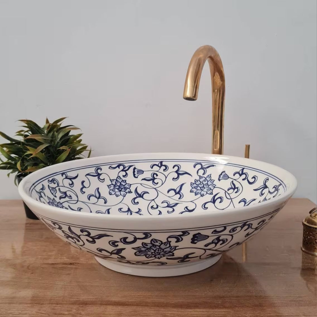 Handmade Moroccan Ceramic Sink #87