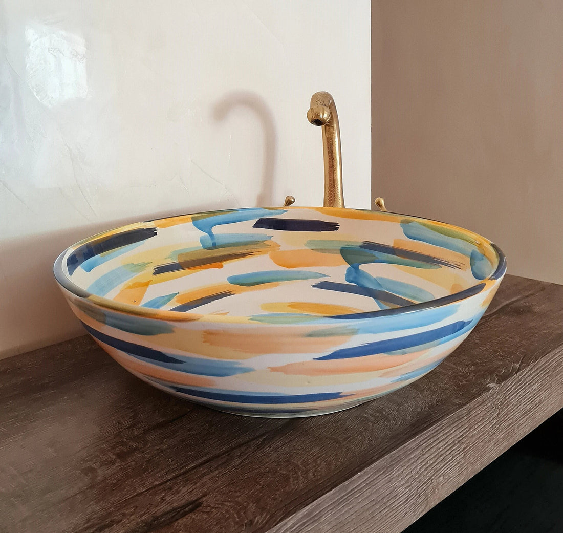 Moroccan sink | Handmade moroccan ceramic sink #188