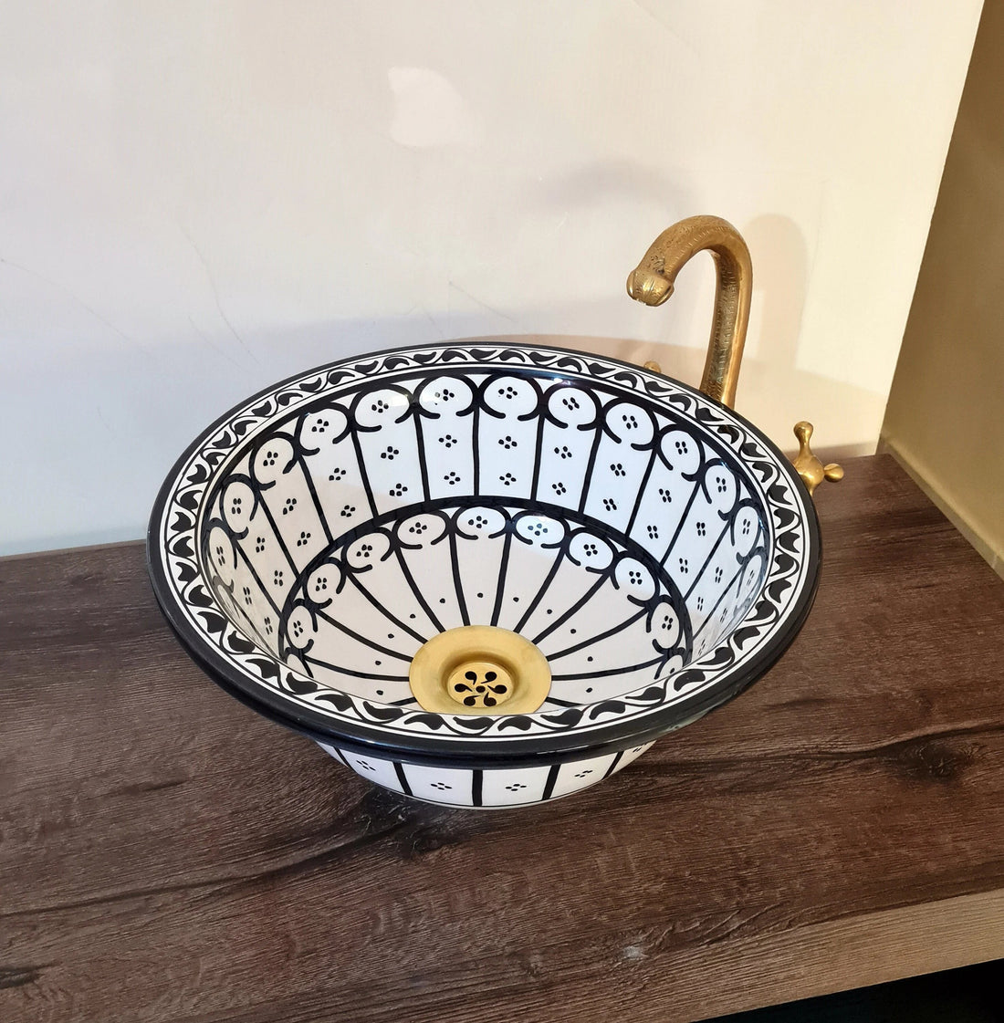 Handmade Moroccan Ceramic Sink #189