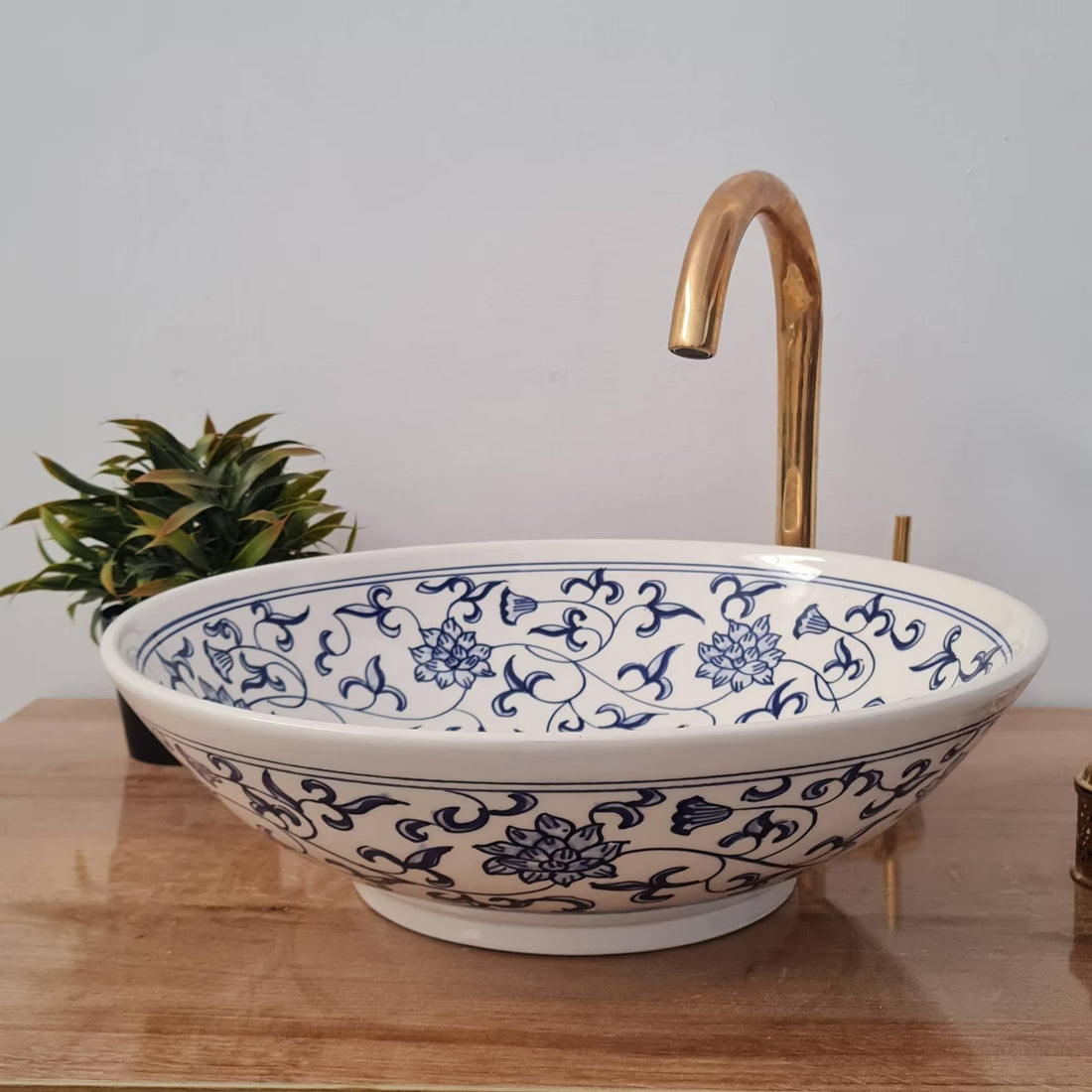 Handmade Moroccan Ceramic Sink #87