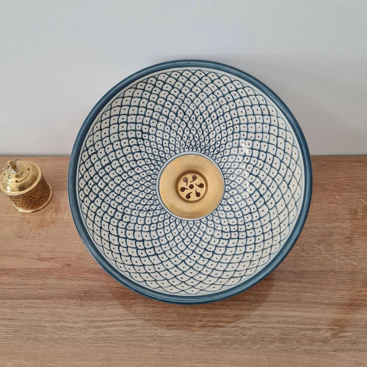 Handmade Moroccan Ceramic Sink #29