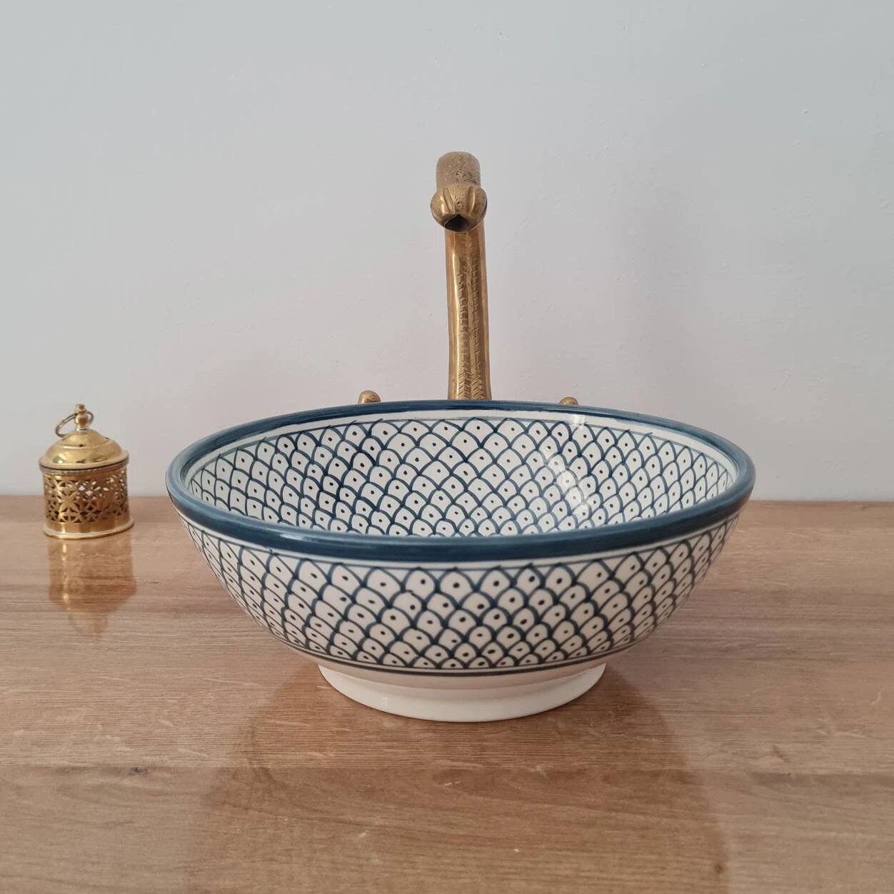 Handmade Moroccan Ceramic Sink #29