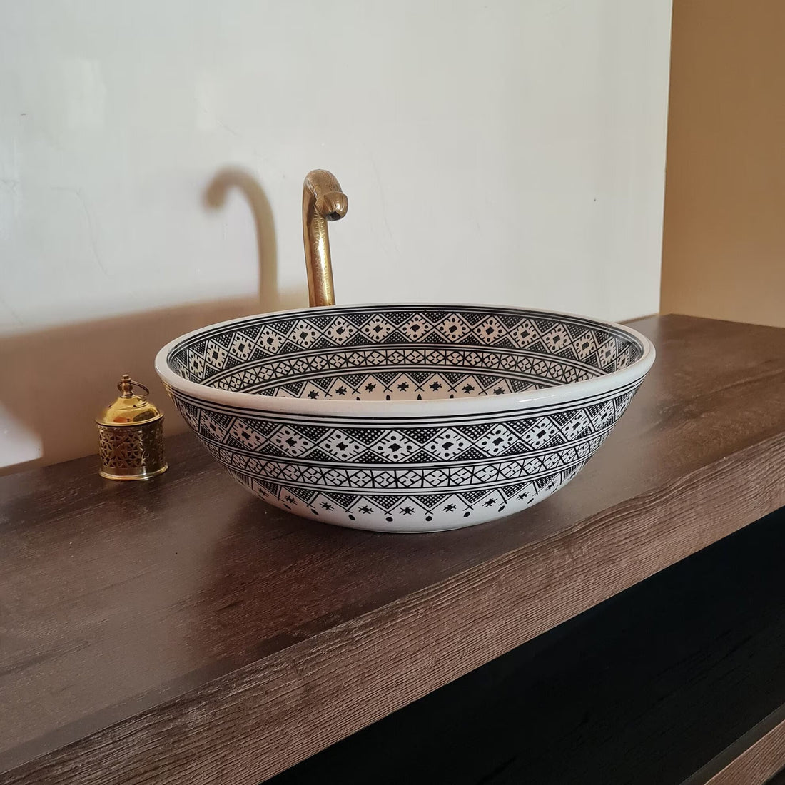 Handmade Moroccan Ceramic Sink #194