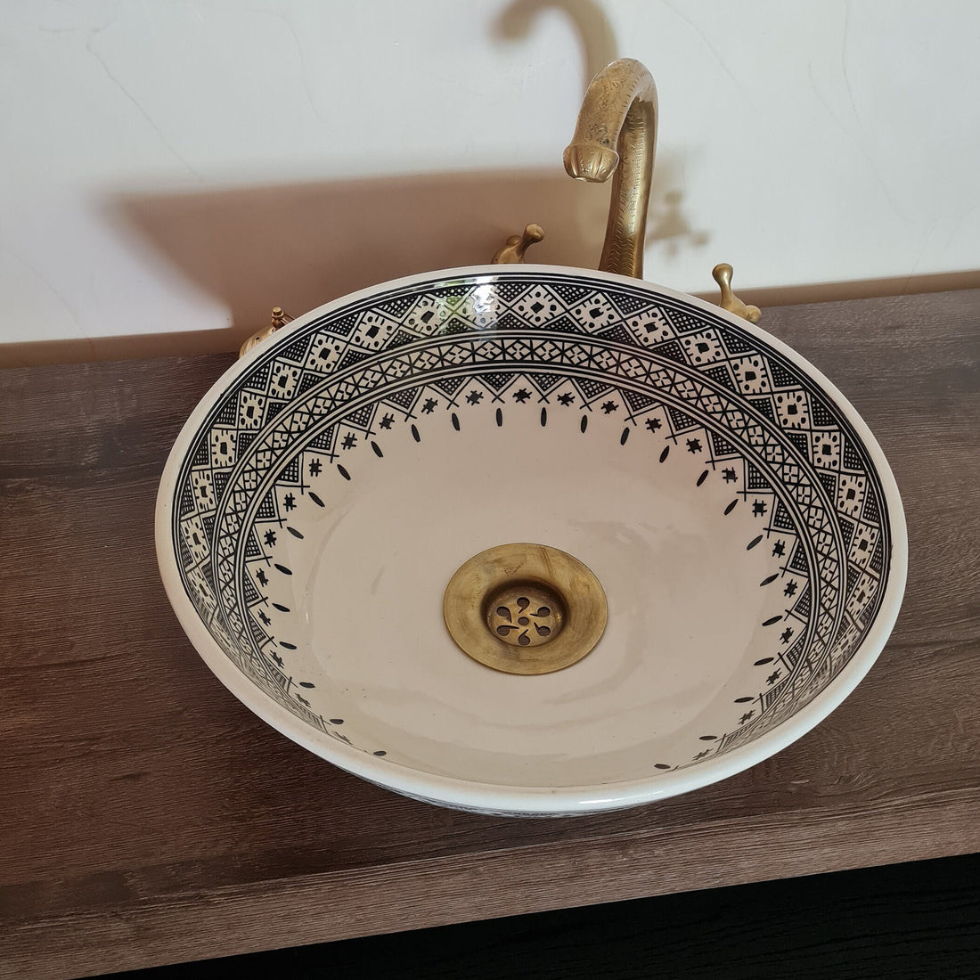 Handmade Moroccan Ceramic Sink #194