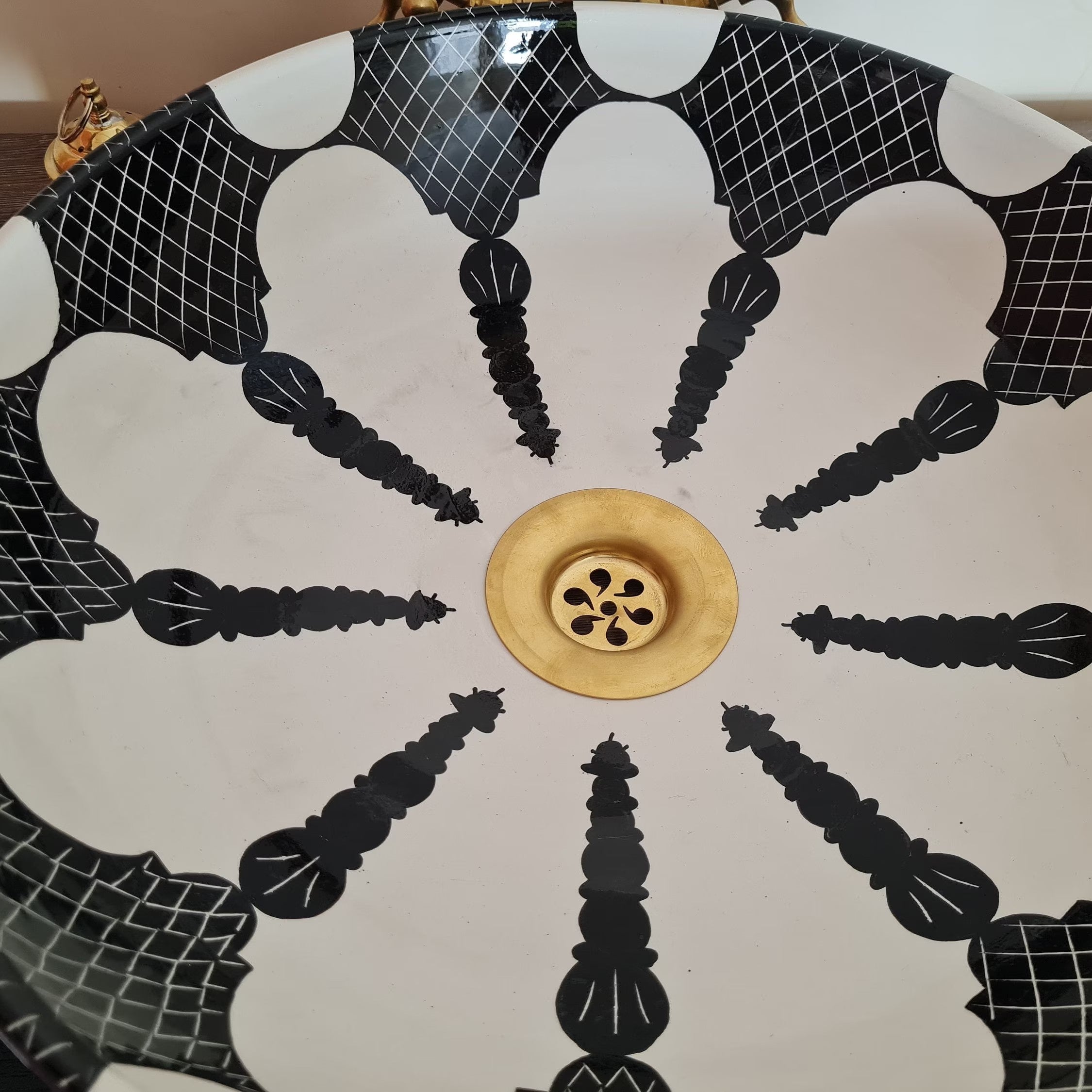 Handmade Moroccan Ceramic Sink #193