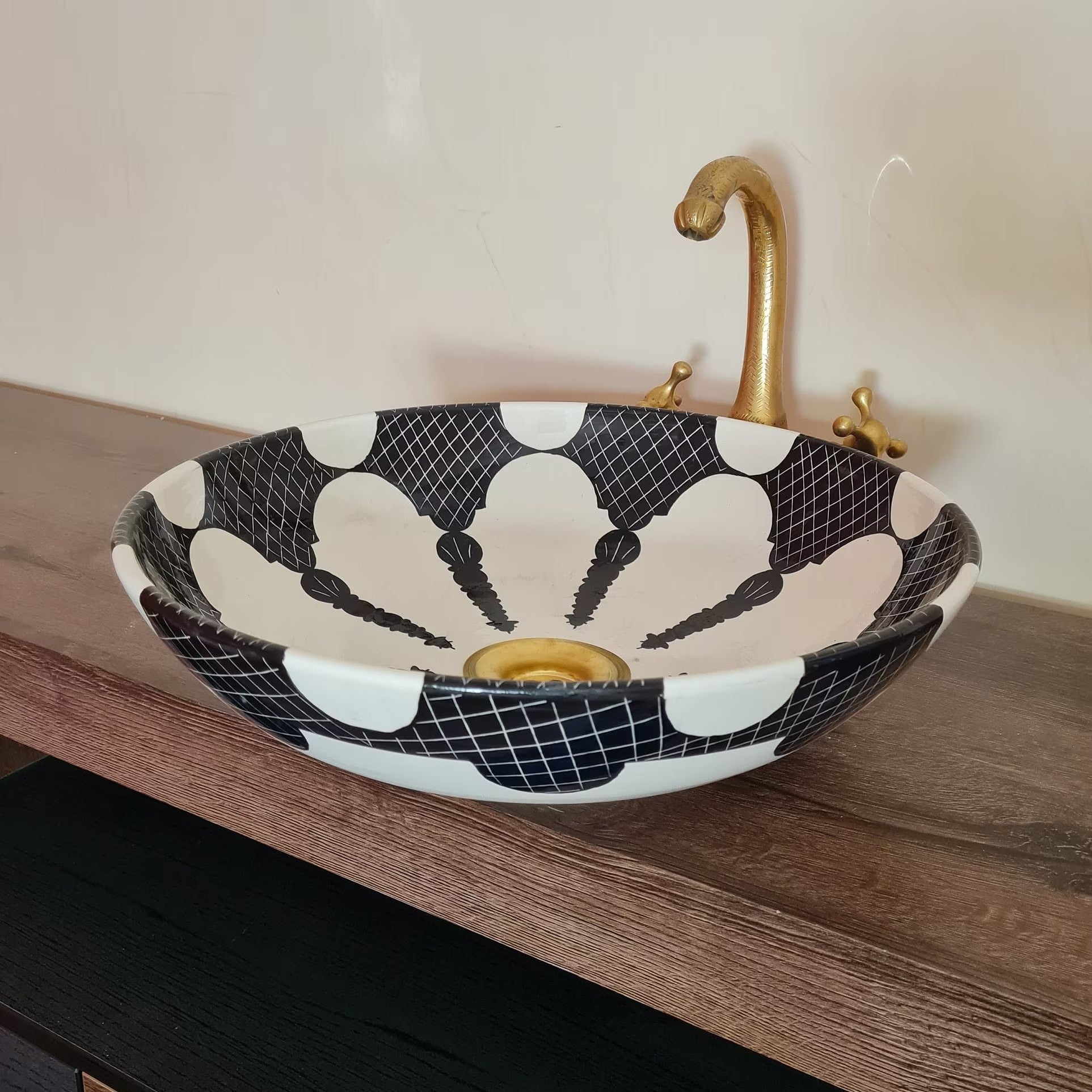 Handmade Moroccan Ceramic Sink #193