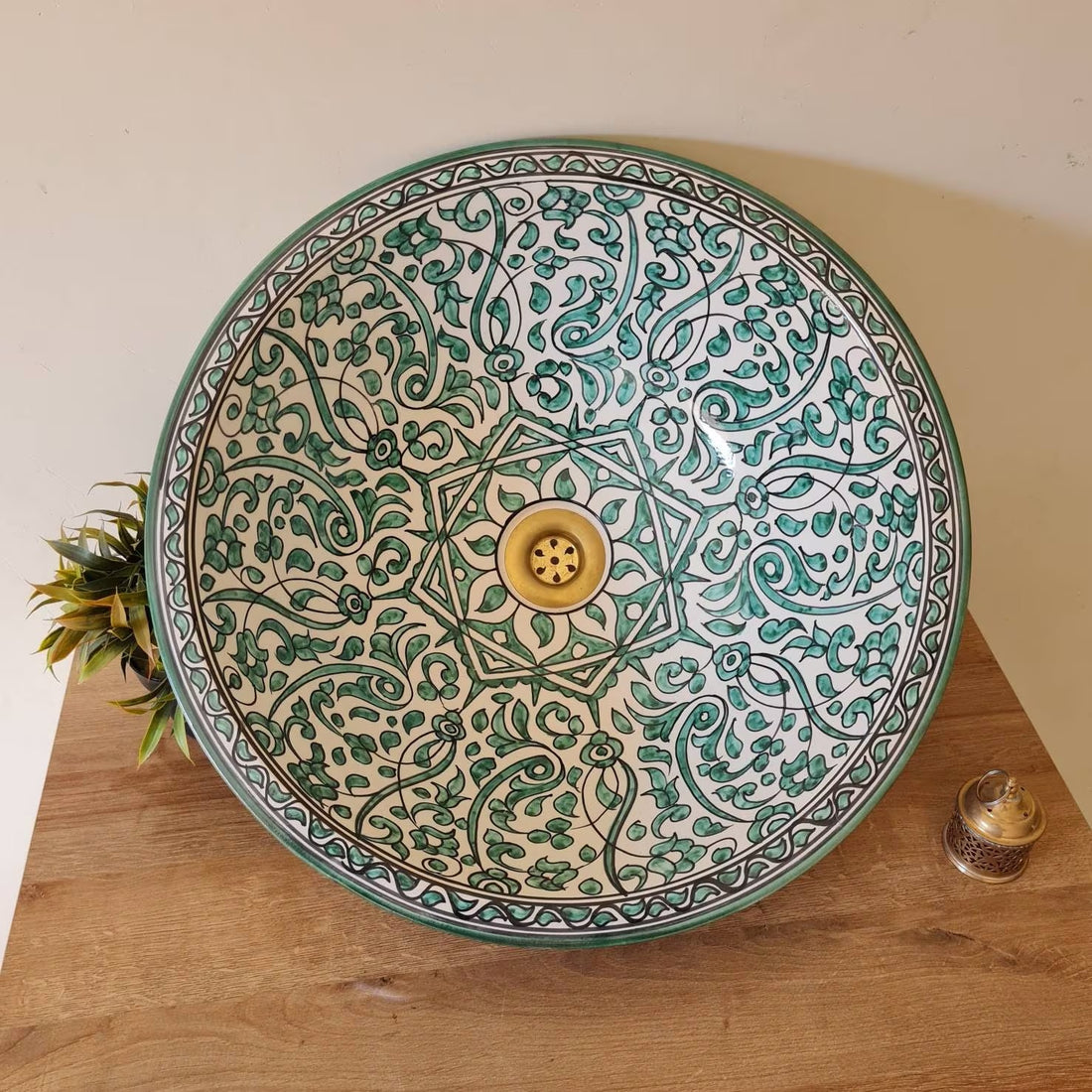 Handmade Moroccan Ceramic Sink #151